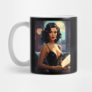 Noir Femme Fatale 1940’s (version 2) Mug